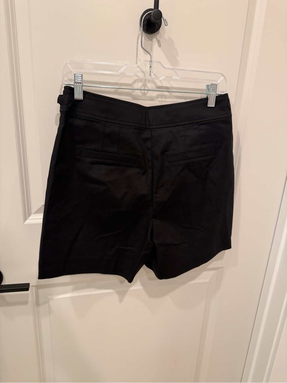 White House Black Market Black Shorts with Metal Ring Detail - Picture 5 of 9